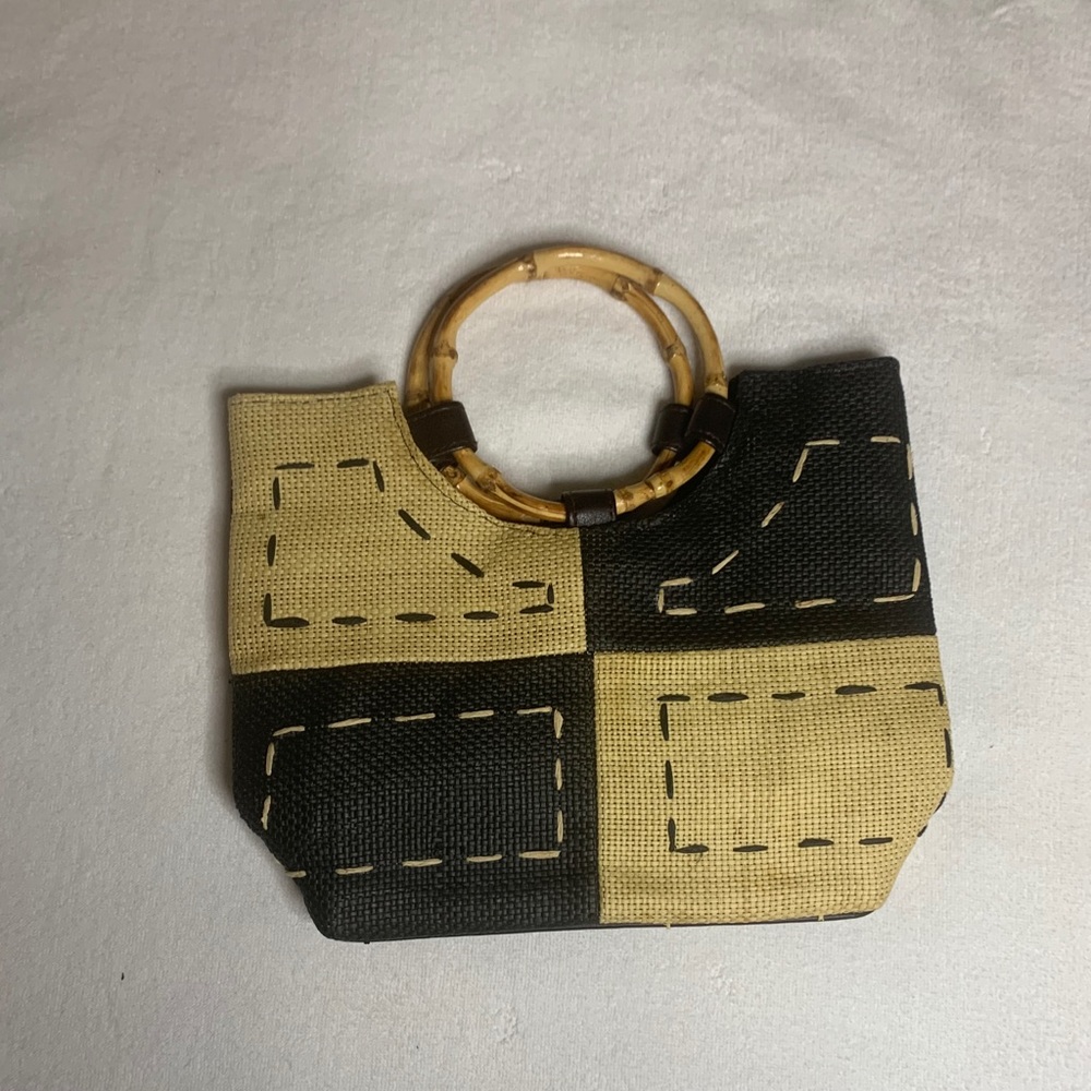 Bamboo Handle Clutch